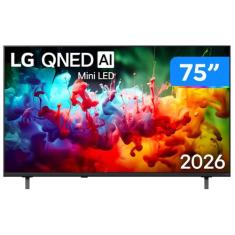 Smart TV 75" LG 4K Ultra HD QNED Mini LED 75QNED70BSA WebOS 26 2026, 7