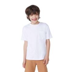 Camiseta Básica Infantil Menino Com Gola Redonda Hering Kids