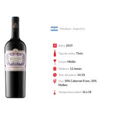 Vinho Tinto Argentino Rutini Cabernet Franc/Malbec 750ml