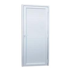 Porta de PVC Palheta 216x90cm ITEC Brimak Branco