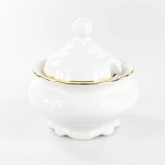 1 Açucareiro Pomerode Filete Ouro - Porcelana Schmidt
