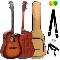 Violão Elétrico Folk Waldman Anápolis Sólido Dcex-1141 Amb