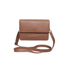 Bolsa Feminina Em Couro Legitimo Botão De Pressão Forro Estampado - Ar