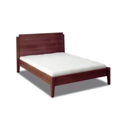 Cama de Casal Bali 1,60m Madeira Maciça Weihermann, Castanho Claro