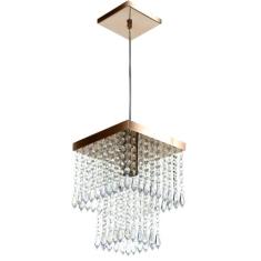 Lustre Pendente De Cristal Acrílico Marrycrilic Cobre - MARRYLUZ