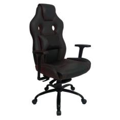 Cadeira Gamer com Almofada Linha Gamer Racing Preto - Design Office Mó