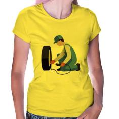 Baby Look Borracharia - Foca na Moda, Amarelo, GGG