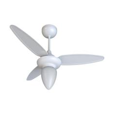 Ventilador de Teto Ventisol Wind Inverter 3 Pás Branco Bivolt, Branco,