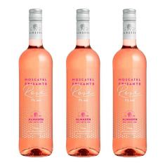 Vinho Almadén Frisante Moscatel Rosé 750Ml Kit 3 Unidades