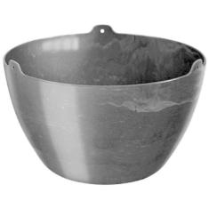 Cachepô Elegance Cuia 01 Preto Onix