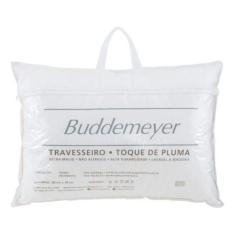 Travesseiro 50x70cm Buddemeyer Toque De Pluma Algodão Branco