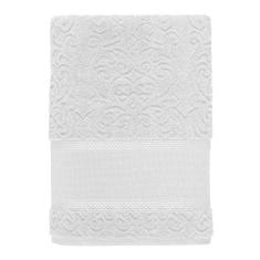 Toalha De Banho Gigante Melina Para Bordar Karsten Branco