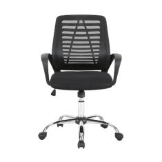 Kit 6 Cadeiras para Escritório Diretor Tela Mesh Toronto Preto