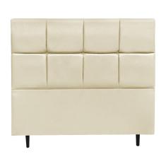 Cabeceira Roma Para Cama Box Queen 160cm Bege