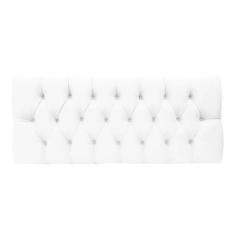 Cabeceira Painel Casal Paris Capitone 1,40m Branco - RA Estofados, Bra