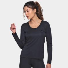 Camiseta Olympikus Essential Manga Longa Feminina-Feminino