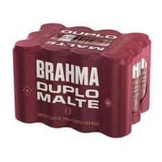 Cerveja Brahma Duplo Malte 12 Unidades - Lata 350ml