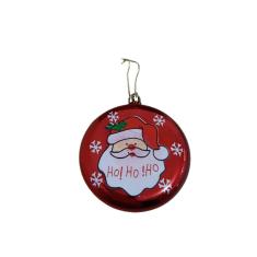 Kit Pendente de Natal Papai Noel Enfeite de Pendurar 2 Peças