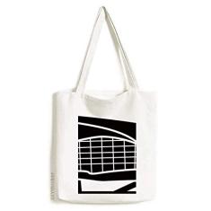 Bolsa de lona de lona com marco famoso da Alemanha bolsa de compras casual