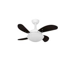 Ventilador Teto Econômico Sala Mini 4 Pás Tabaco Ventax 127V