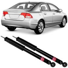 2 Amortecedor Honda Civic 2006 A 2011 Traseiro Kayaba
