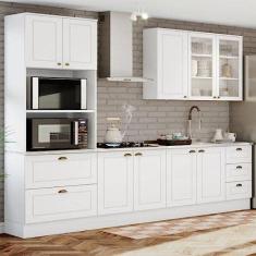 Cozinha Completa 4 Peças com Aéreo Americana Henn Branco