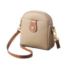 Bolsa de ombro de couro genuíno para mulheres, bolsas de mão, bolsas, carteira para senhoras com alça ajustável (B)