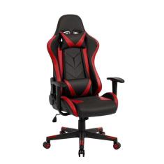 Cadeira Gamer Pelegrin em Couro PU Reclinável PEL-3019 Preta e Azul-Unissex