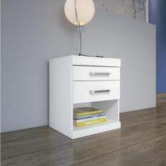 Mesa de Cabeceira Plus - Havana - Branco
