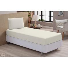 Jogo De Lençol Solteiro 2 Peças Percal 100% Algodão - Elohim_Store, Pa