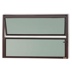 Janela de Alumínio Basculante 40x60cm Vidro Mini Boreal Master Brimak