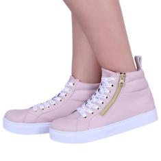 Tênis Branco Botinha Feminina Bota Fitness Academia Super Macia Leve e