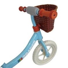 Bicicleta de Equilíbrio Infantil Com Cestinha - Z-Rader Kids, Azul