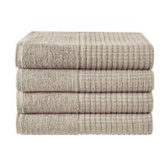 Jogo Toalhas De Banho Paris Bege 4 Peças - Dianneli