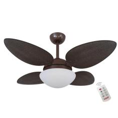 Ventilador Volare P Palmae Tabaco 220V e Controle Remoto - CasaH, 220V