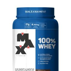 100% Whey Pote Max Titanium (900g) Chocolate