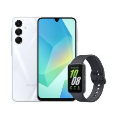 A16 5G 128GB - Cinza + Galaxy Fit3 - Grafite