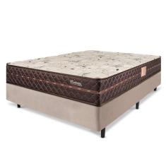 Cama Box Colchão Casal Ortopédico Firme Espuma D33 Antialérgico Certif
