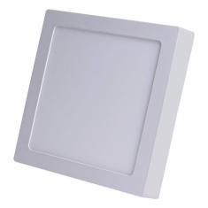 Plafon Led Sobrepor Quadrado 18w Branco Frio 6000k