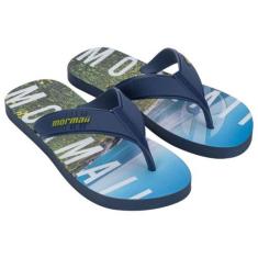 Chinelo Mormaii Tropical Graphics Ad 10591 Masculino, Azul, 41/42