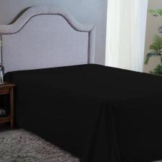 Lençol Cama Box Queen Size 400 Fios Aveludado Sem Elástico 30CM Altura