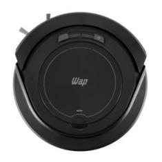 Aspirador Robô Wap Robot W90 Autonomia 1h20 Sensores Antiqueda e Anticolisão Bivolt Preto
