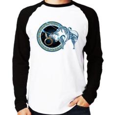 Camiseta Raglan Signo Touro Astrologia Manga Longa - Foca na Moda, Bra