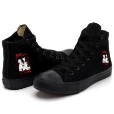 Tênis Star De Anime Denji Power Aki Chainsaw Man Anime, Preto, Preto, 