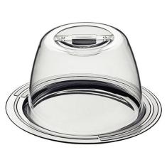 Porta-Queijo Tramontina Ciclo em Aço Inox 20 cm 2 Peças