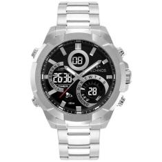 Relógio Masculino Technos Digiana Prata W23721 Aac/1 P