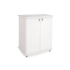 Balcão Multiuso Cozinha Asm155 C/ 2 Portas Branco - Movelbento