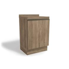 Balcão De Cozinha Modulado Maxxi G742 1 Porta C/ Tampo Nogal - Kappesberg