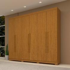 Guarda-roupa Casal 6 Portas 100% Mdf Buganvílea Espresso Móveis Cinamomo