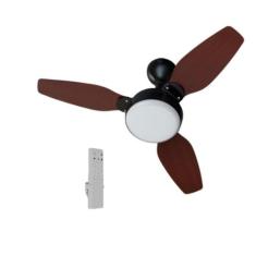 Ventilador De Teto Legacy Led Preto/Tabaco 3Pas Bivolt - Ventisol, Tab